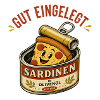 Pizza in Sardinen-Dose
