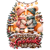 Winterliebe Fuchs-Kuschelpaar