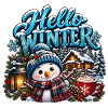 Hallo Winter-Schneemann