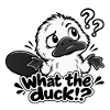 Was zum Teufel!? - Lustiges Schnabeltier-Design