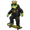 Royal Frog King Streetwear