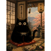 Lustiges Japan Katze Gaming Ramen