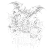 Halloween Design im Tattoo Stil