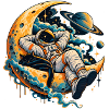 Mondkatzen-Traumlandschaft