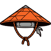Ronin Bambushut Asien Icon