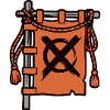 Samurai Banner Flagge Grafik