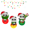 Panda Weihnachten