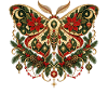 Weihnachtsmotten-Weihnachtssternstern-Himmelsdesign