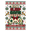 Eat Sleep Game Repeat Christmas