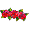 Rosenband im Pinkrot-Design