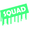 SQUAD Neon Tropfen Graffiti