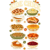 Retro Thanksgiving-Seiten Spaß-Neben-Mädchen