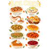 Comic-Thanksgiving-Seiten Spaß-Neben-Chick