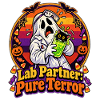 Halloween-College-Geist als Laborpartner