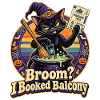 Halloween Kreuzfahrt Hexenkatze Balkonwitz