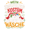 Superhelden Kostüm in der Wäsche