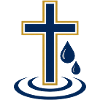 Wassergetauftes Kreuzdesign