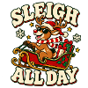 Rentier Sleigh All Day Weihnachtsedition