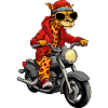 Motorrad Giraffe