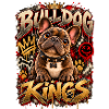 Bulldog Kings Graffiti-Thron