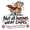 Lustiger Hundebesitzer Spruch Superheld