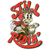 Retro-Biker-Skelett