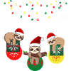 Faultier-Weihnachten