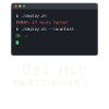 Bei mir funktioniert's - Programmierer Shirt