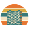Plattenbau Retro Grafik Osten Retro