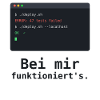 Bei mir funktioniert's - Programmierer Shirt