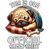 Lustiges Mops Schlafshirt