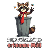 Selbst Waschbären erkennen Müll
