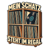Vinyl Mein Schatz steht im Regal