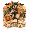 Halloween Schwangere Vampirfledermaus Pumpkin