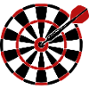 Dartscheibe Pfeil Grafik
