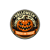 Halloween Kürbis Trick Retreat Badge