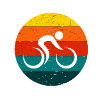 Retro Fahrrad Sonnenuntergang