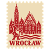 Wroclaw – Retro-Briefmarke
