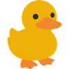 Ente bestickt