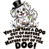 Naturhund Hut Spruch
