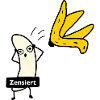 Banane zieht sich aus