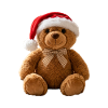 Weihnachts Teddybär mit Santa Hut