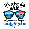 Weltblick in Sonnenbrille
