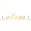 Berlin Skyline Herzschlag