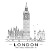 Big Ben Line Kunst