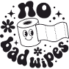 No Bad Vibes Doodle Muster