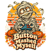 Halloween-Mumie Button Mashed Myself Gamer