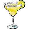 Limetten Margarita Glas
