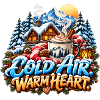 Goldene Winterlandschaft mit Kakao