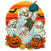Halloween Häkel-Oma Geisterrunde